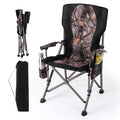 Portable Camping Chair with 400 LBS Metal Frame and Anti-Slip Feet