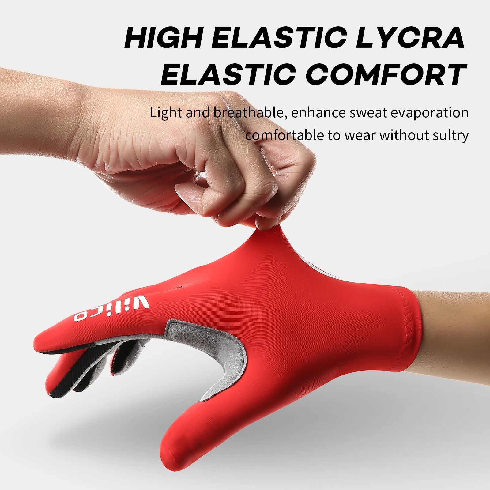 Outdoor mountain bike riding gloves shock-absorbing and anti-skid bike gloves