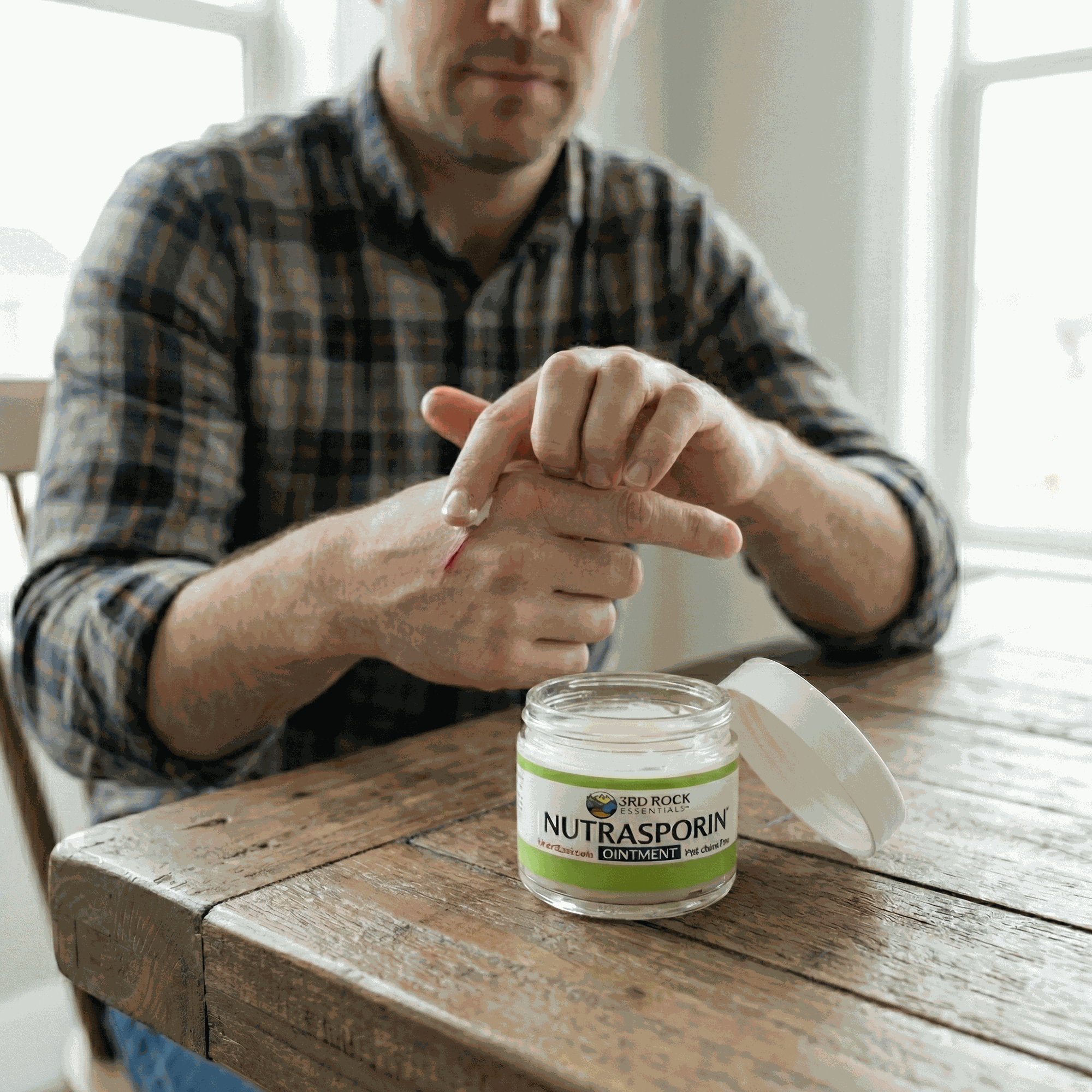 Nutrasporin® - 3oz JAR - All Natural First Aid Ointment 100ppm Silver Gel (Water Resistant)