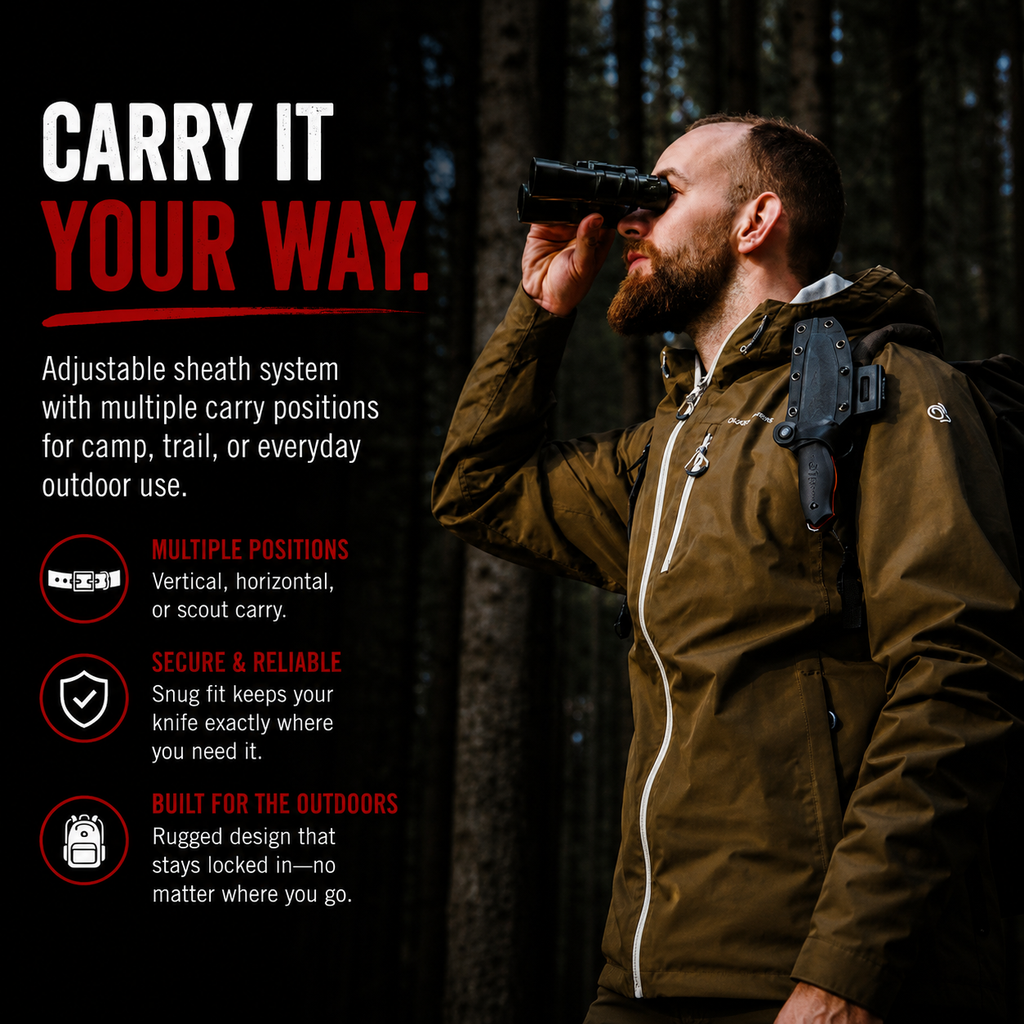 The Bloodline™ | 1095 Carbon Steel Bushcraft Knife