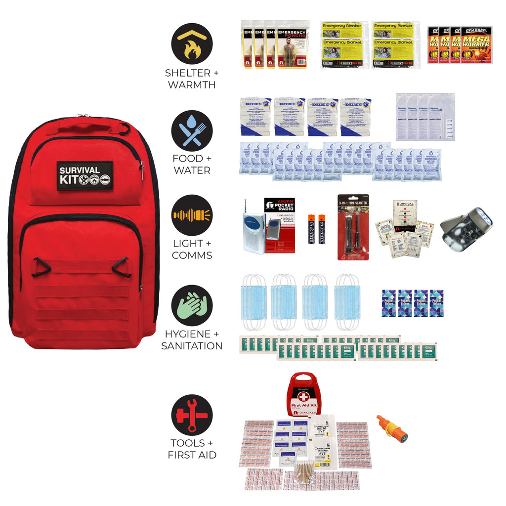 Prepared Survival Kit -  Emergency & Disaster Go Bag