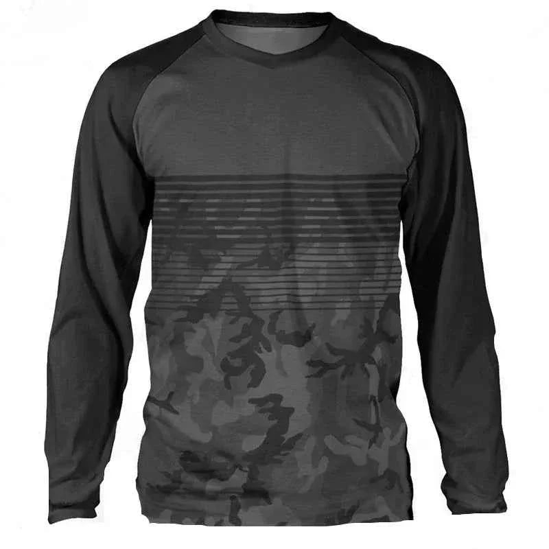 Loose Rider Men's Jersey Motocross Downhill Suit MTB Mountain Bike Breathable T-Shirt  Long Sleeve Sweatshirt
