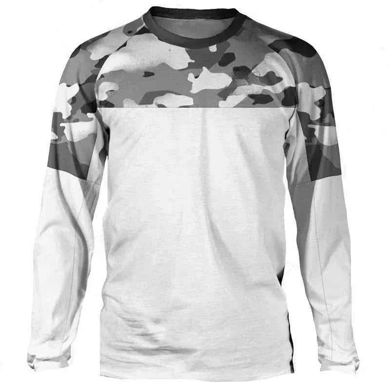 Loose Rider Men's Jersey Motocross Downhill Suit MTB Mountain Bike Breathable T-Shirt  Long Sleeve Sweatshirt