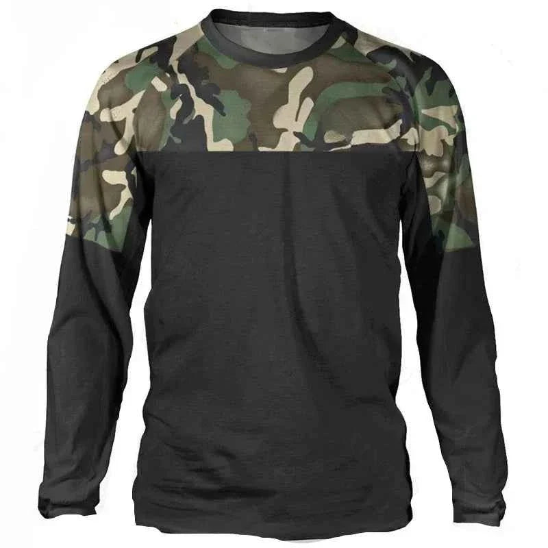 Loose Rider Men's Jersey Motocross Downhill Suit MTB Mountain Bike Breathable T-Shirt  Long Sleeve Sweatshirt
