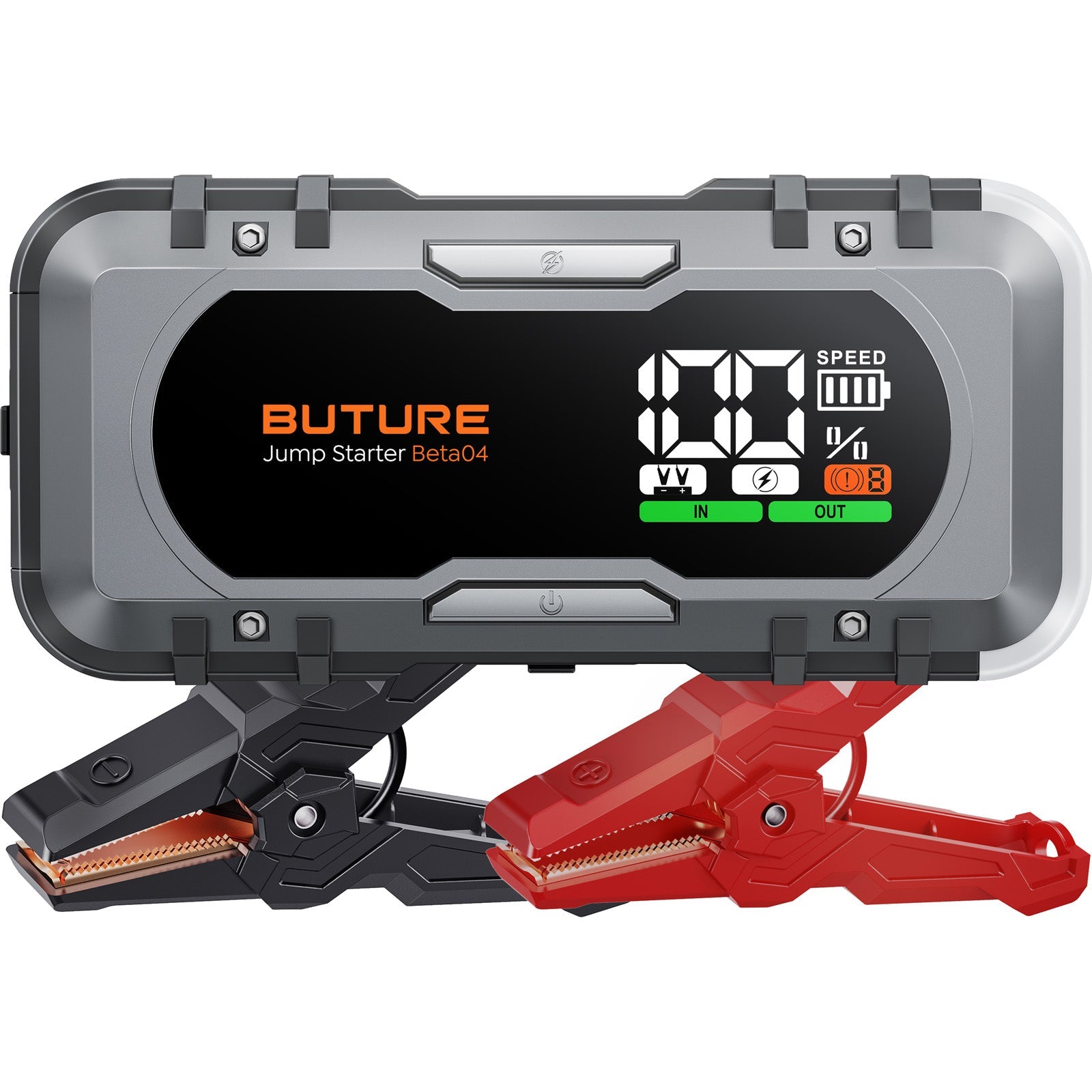 Buture Beta04 Heavy Duty Car Jump Starter 6000A丨27000mAh Battery, 65W Two-Way Fast Charge