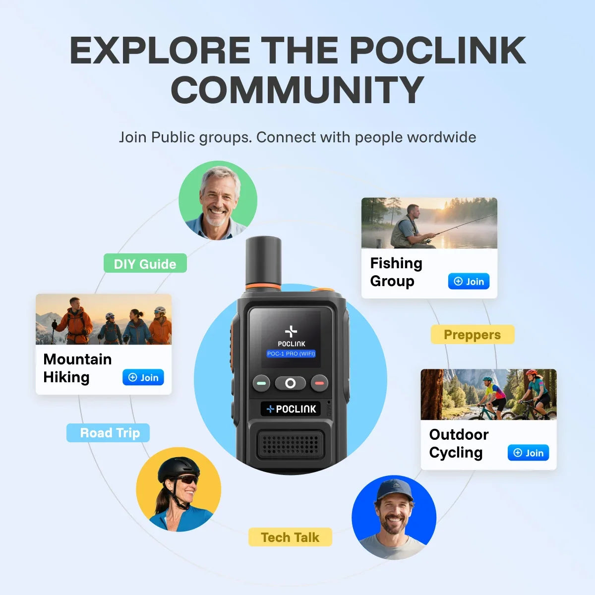 POC-1 Pro 4G + Wi-Fi Global Walkie Talkie
