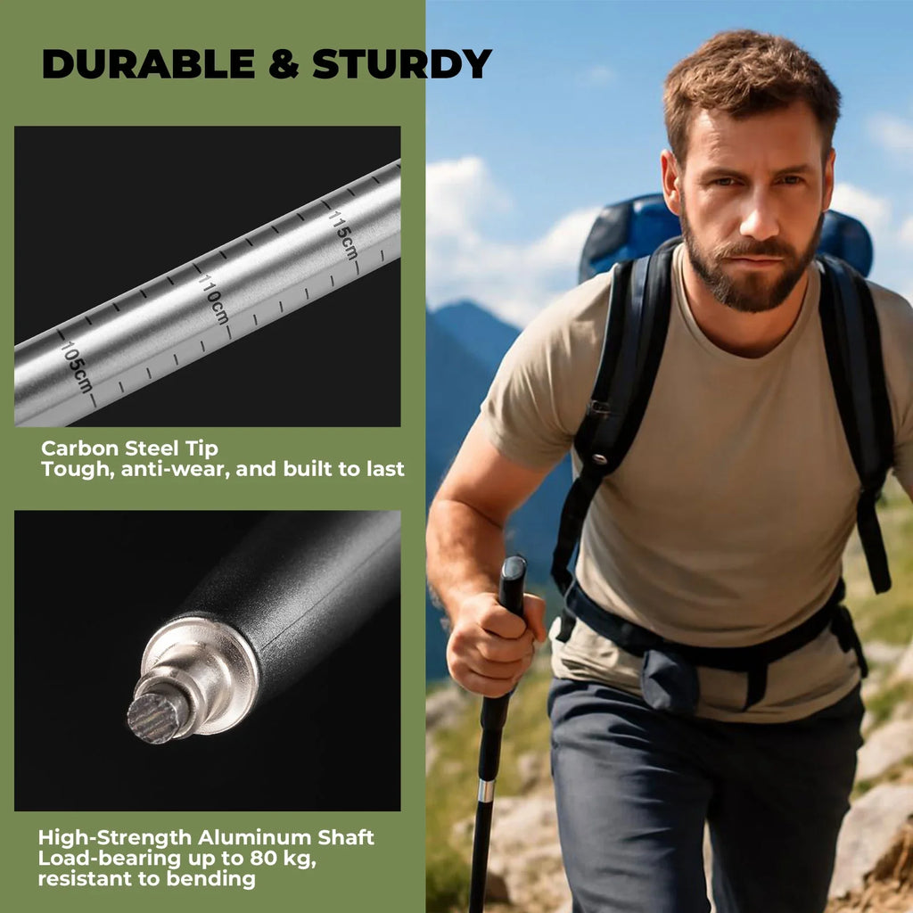 Ultra-Light 3-Section Trekking Pole