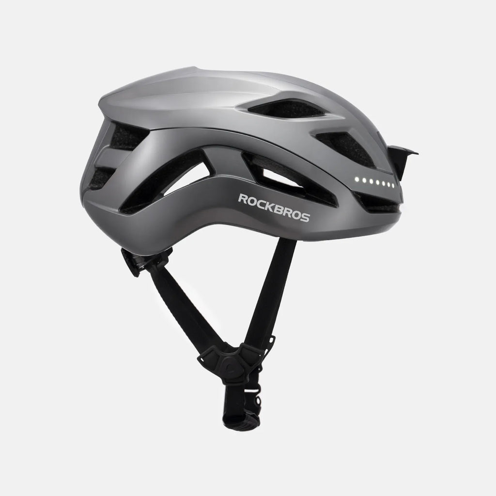 Bike Helmet with LED Front and Rear Light
