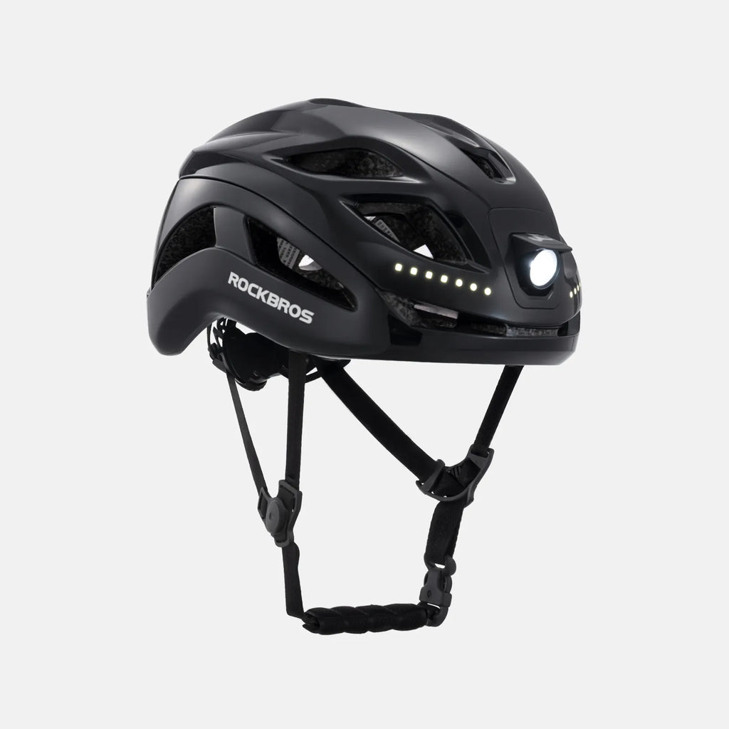 Bike Helmet with LED Front and Rear Light
