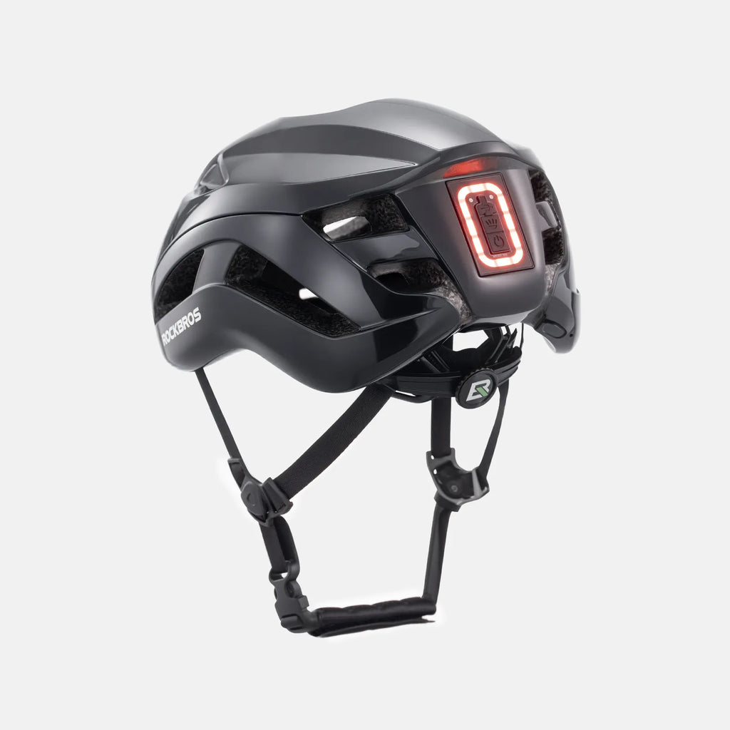 Bike Helmet with LED Front and Rear Light