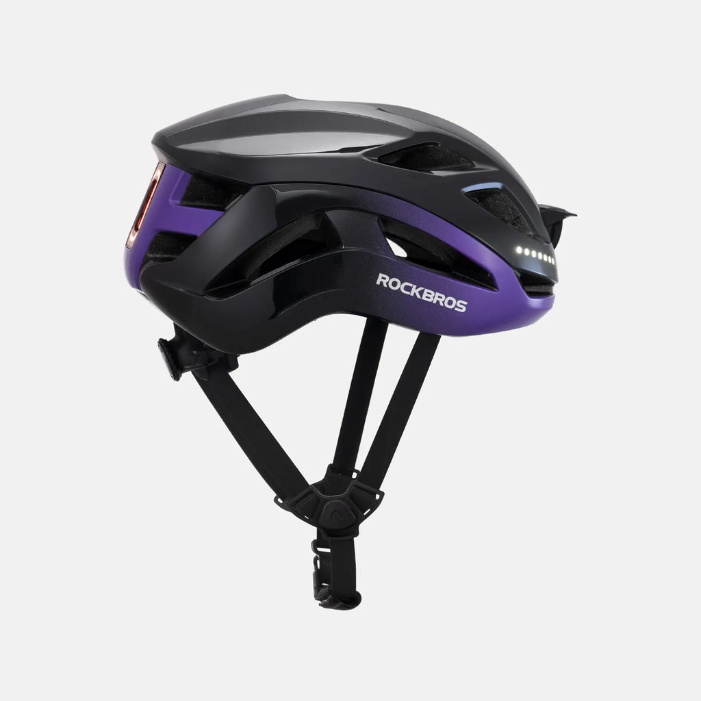 Bike Helmet with LED Front and Rear Light