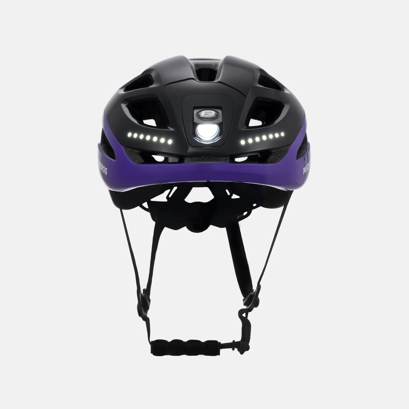 Bike Helmet with LED Front and Rear Light
