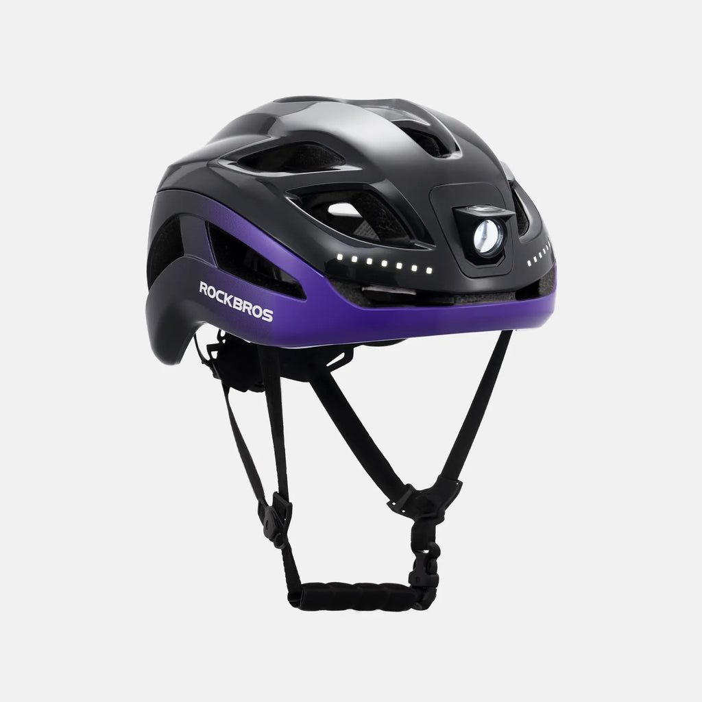 Bike Helmet with LED Front and Rear Light
