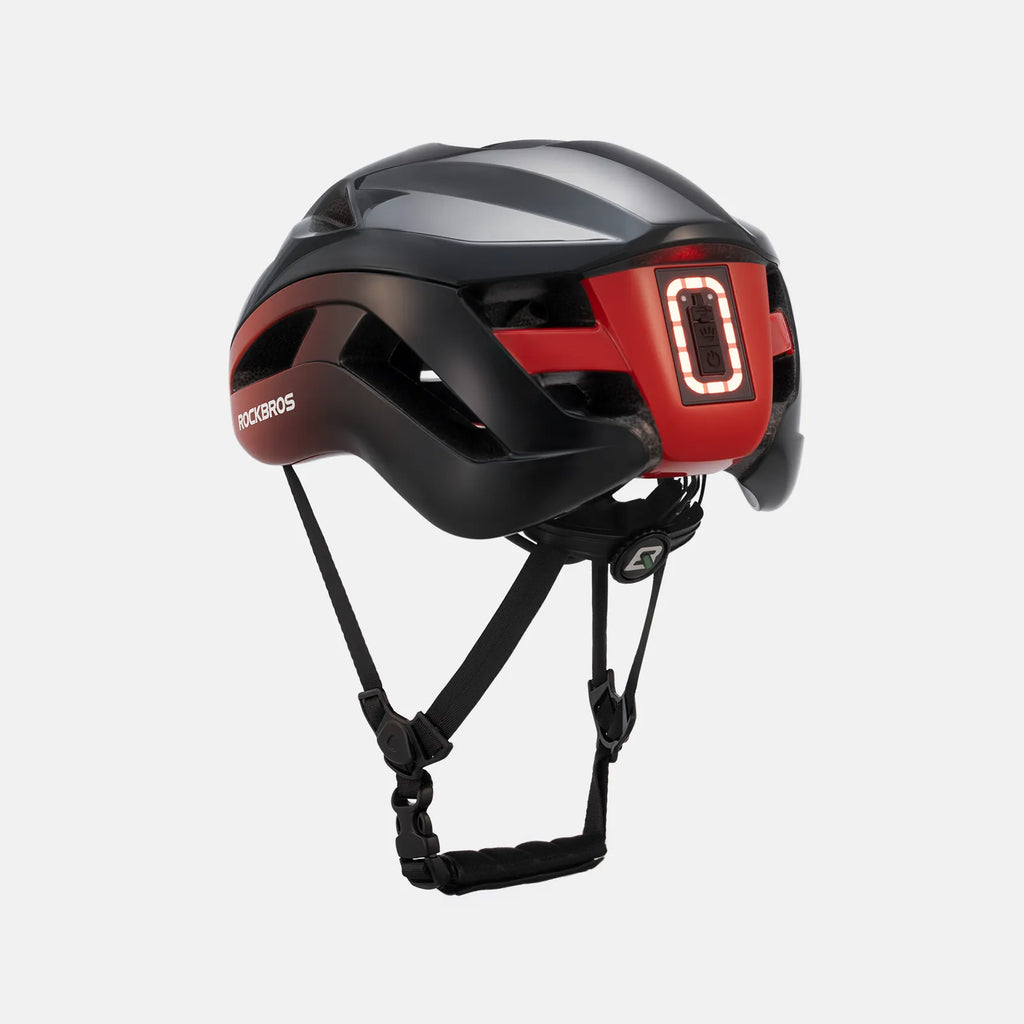 Bike Helmet with LED Front and Rear Light