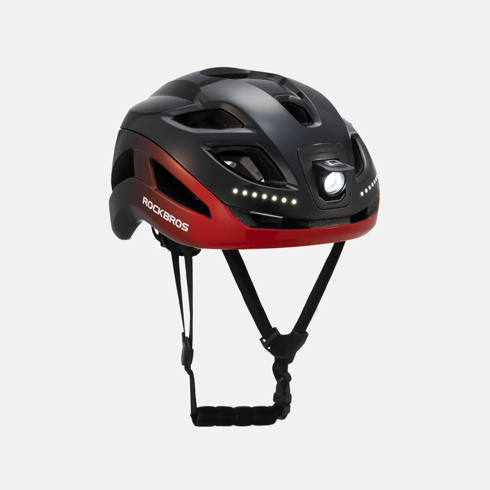 Bike Helmet with LED Front and Rear Light