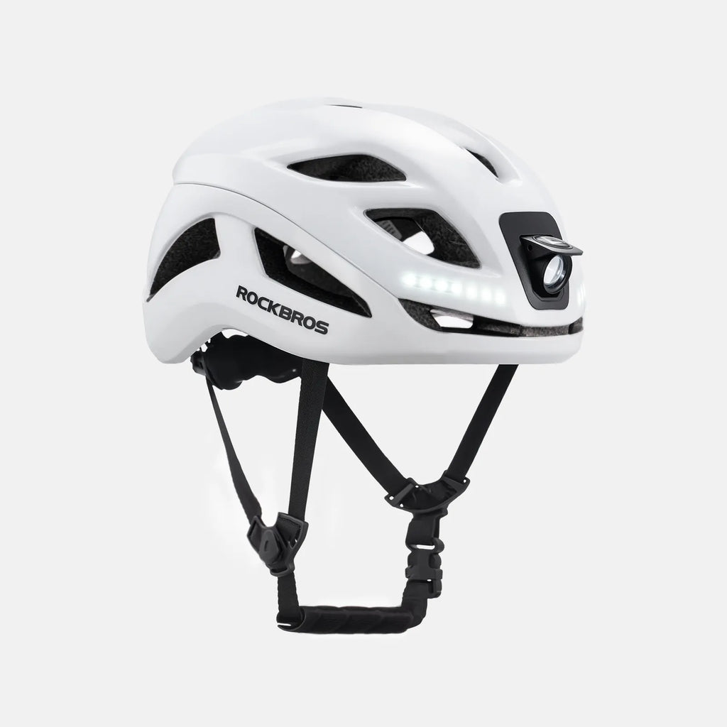 Bike Helmet with LED Front and Rear Light