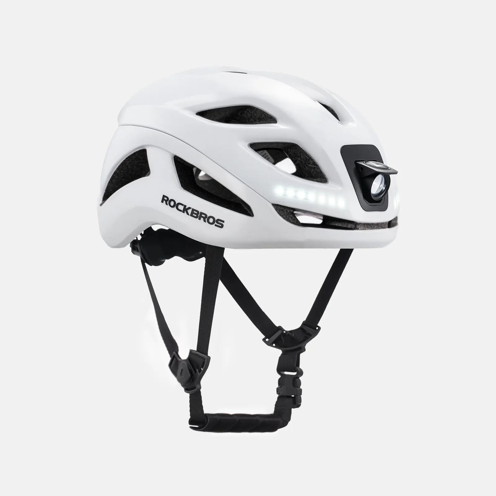 Bike Helmet with LED Front and Rear Light