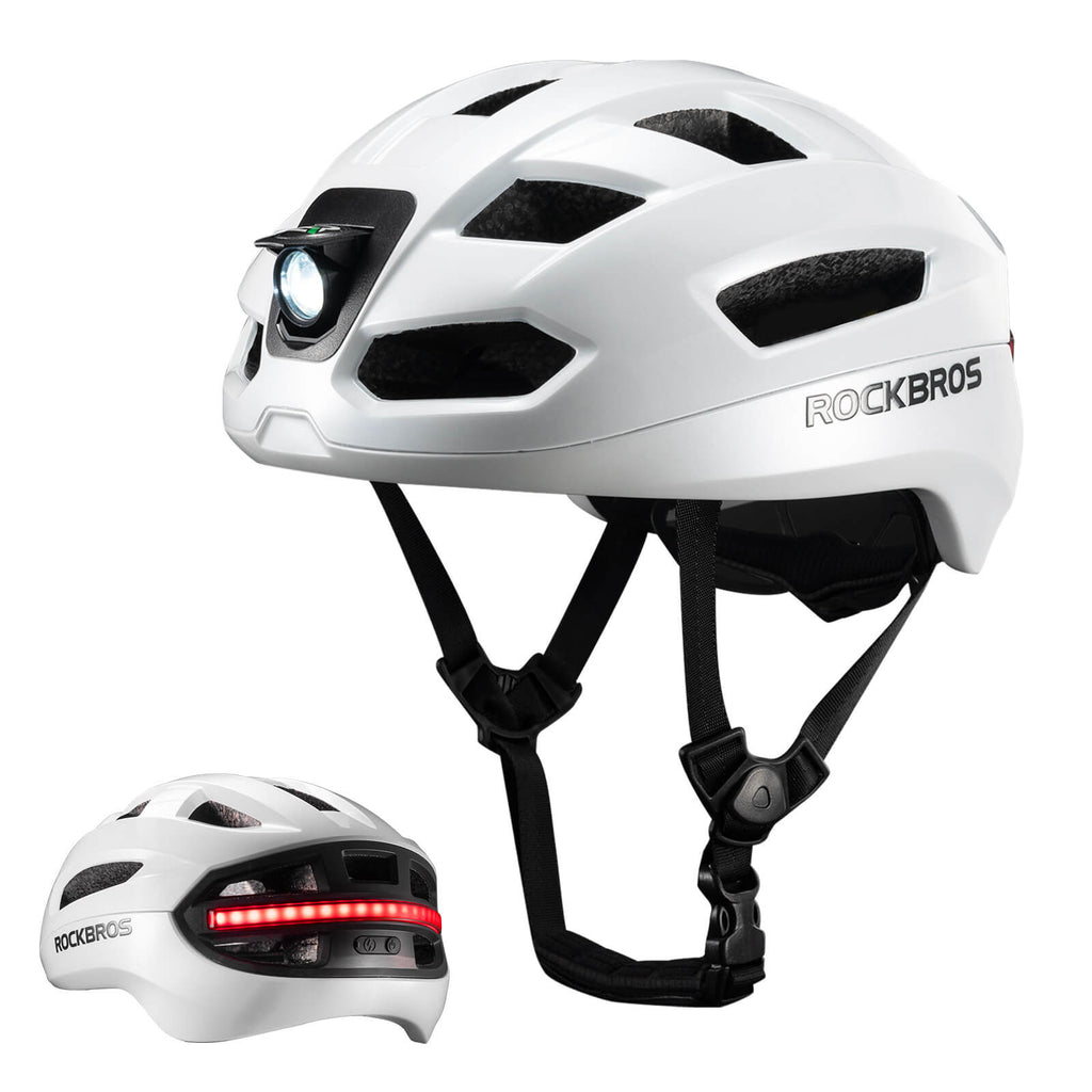 Smart Bike Helmet with Remote-Controlled Warning Lights